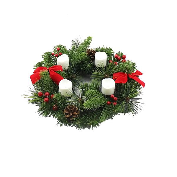 Adventski venac sa LED svećama