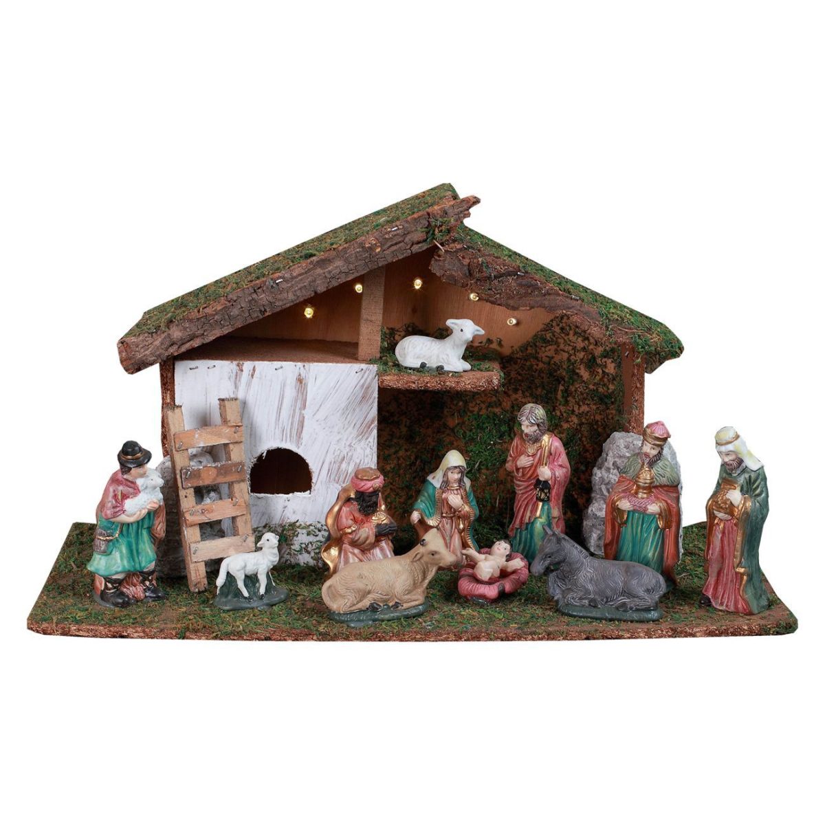 41-854000-1 Drvene jasle 5x LED, 47 cm - Слика 1