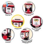 Dečiji aparat za kafu na baterije, 23 cm - Слика 2