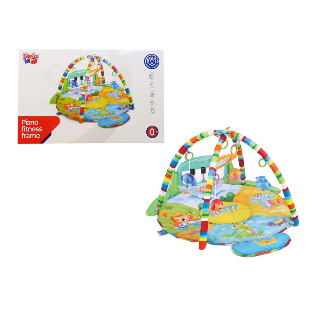 45-144000-1 Prostirka-igraonica za bebe KLAVIR na baterije - Слика 1