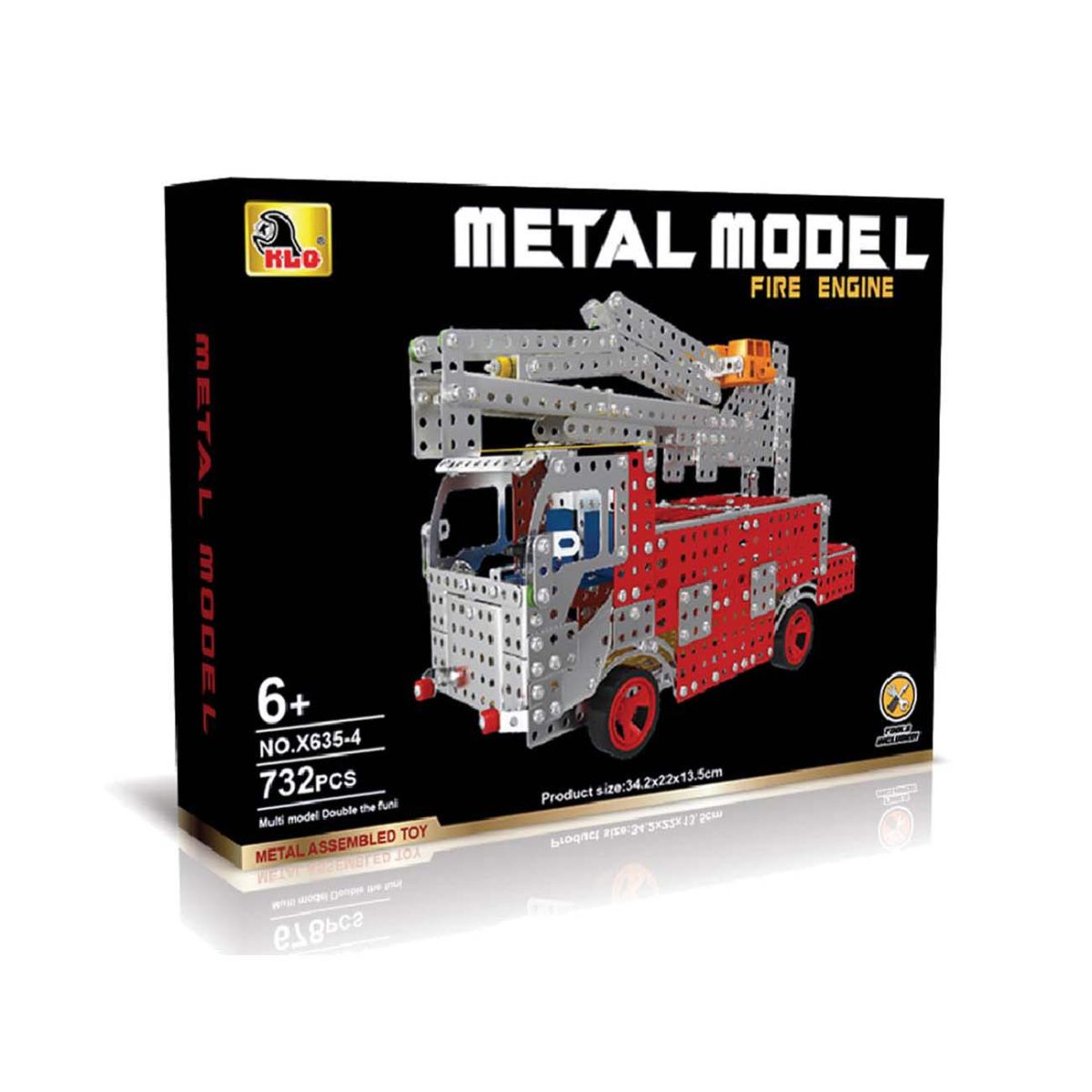 635-3 DIY, Set za gradnju, Vatrogasni kamion, 732-dela. - Слика 1