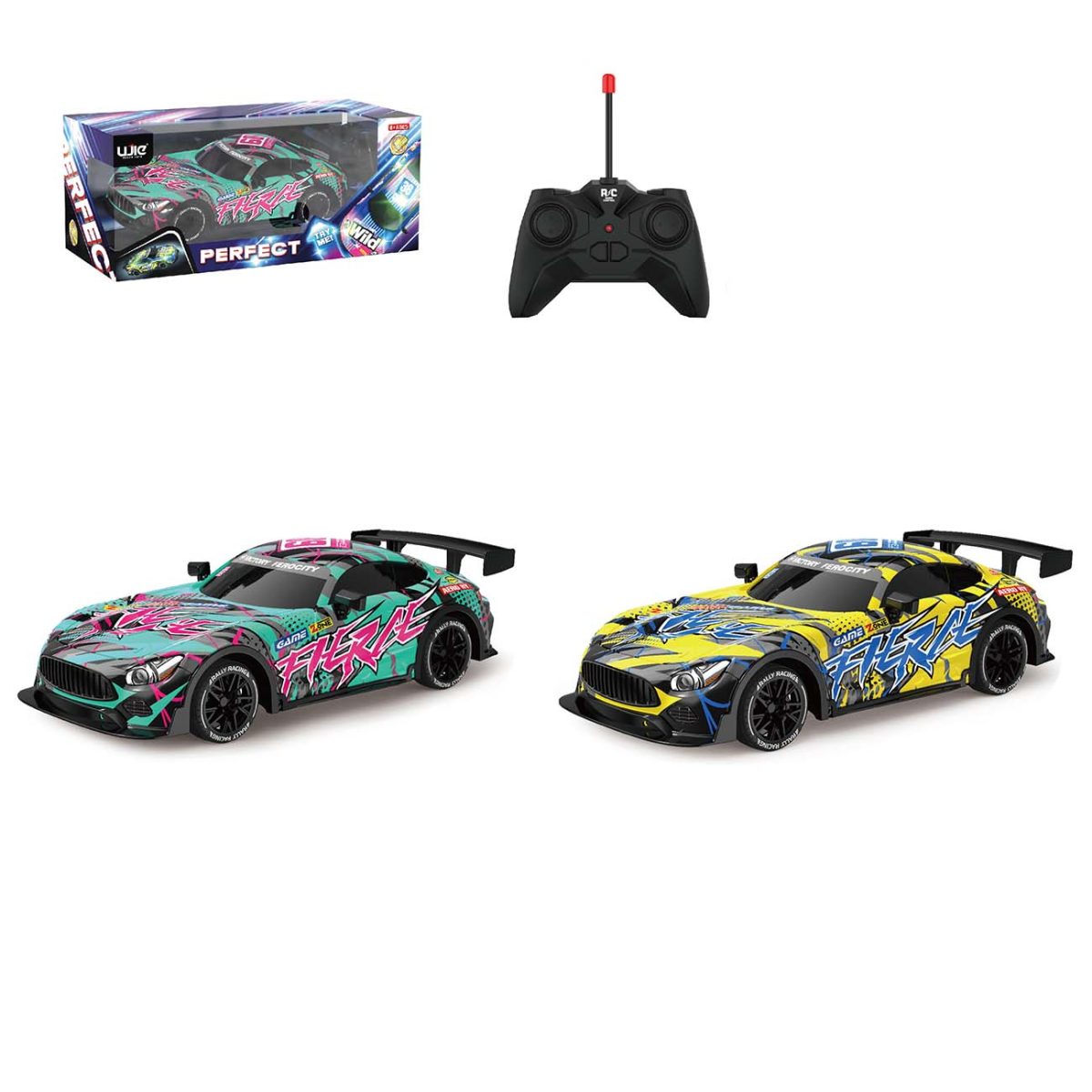 发光越野车 配置图 4款 Trkacki automobil "Perfect" na daljinsko upravljanje, 1:18 - Слика 1