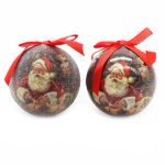 Božićne kuglice 7,5 cm  Deda Mraz, 14 komada u paketu - Слика 3