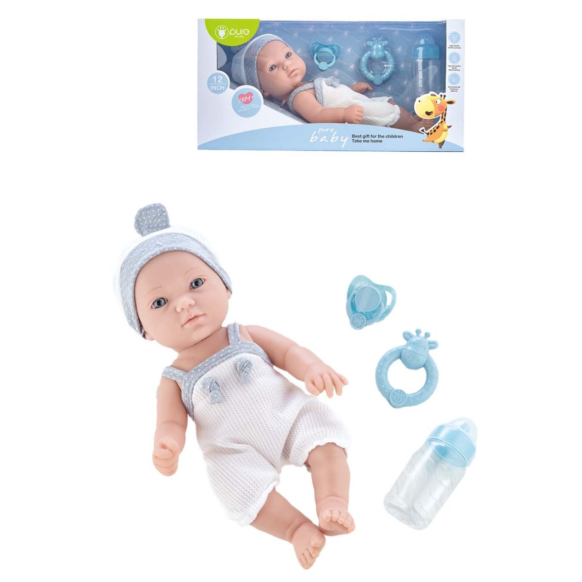 Beba u letnjem bodiju sa dodacima, 30cm - Слика 1