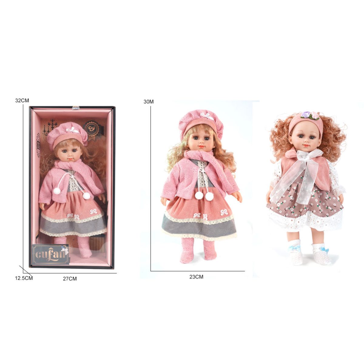 54-550000-1 Lutka 38 cm na bat. - Слика 1