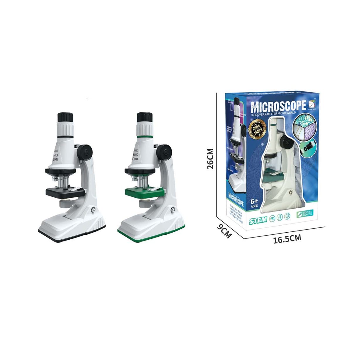 63-380000-1 Mikroskopski set, na baterije - Слика 1