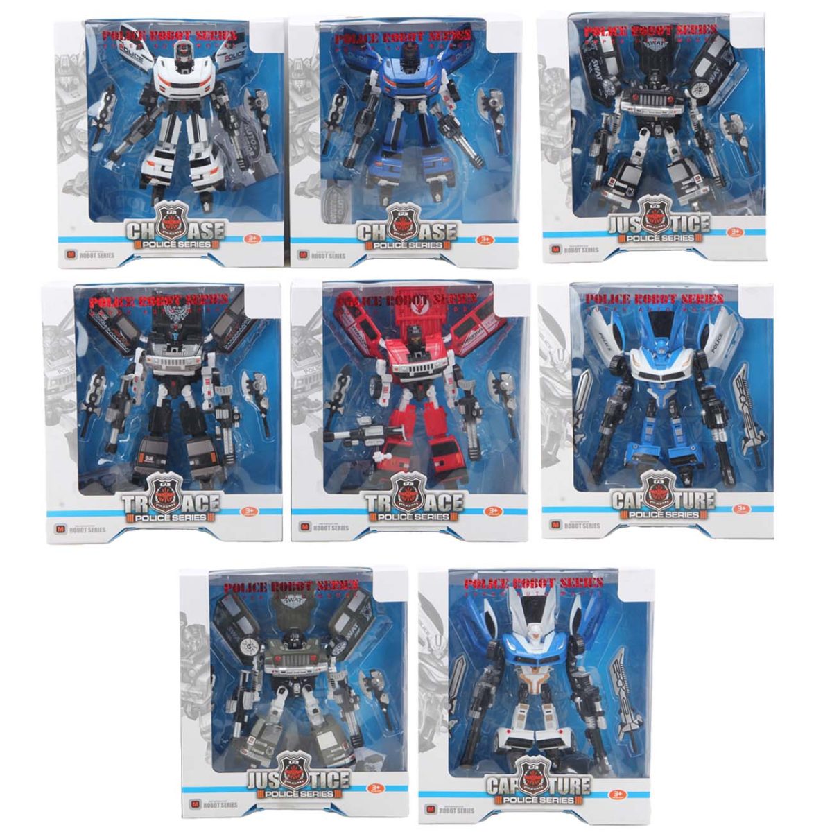 63-615000-1 Policijski roboti, Transform, 8s - Слика 1