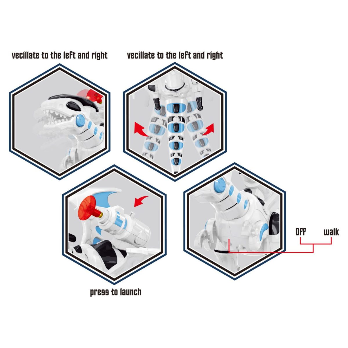 Borbeni zmaj robot na baterije - Слика 3