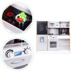 Dečija kuhinja sa zvukom i LED tablom za pisanje, metalni dodaci, MDF, 3+ godine, ECOTOYS - Слика 9