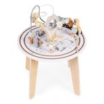 Drveni 5u1 edukativni interaktivni sto za decu – lavirint, perlice na žici (rolerkoster), vozić, ogledalo, ECOTOYS - Слика 7