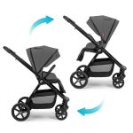 Kidnort Alskar kolica za bebe set 2u1 grey - Слика 3