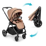 Kidnort Alskar kolica za bebe set 2u1 mocha mousse - Слика 10