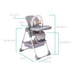 Kidnort Jordgubbe hranilica za bebe grey - Слика 6