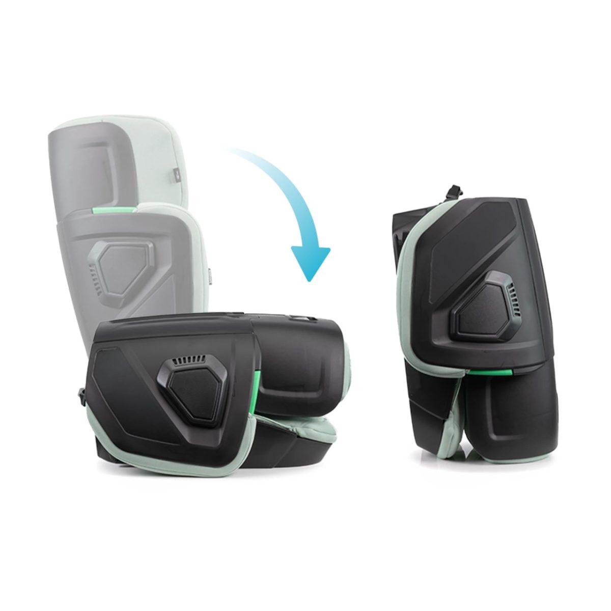 Kidnort Mane auto sedište i-size 100-150cm green - Слика 3