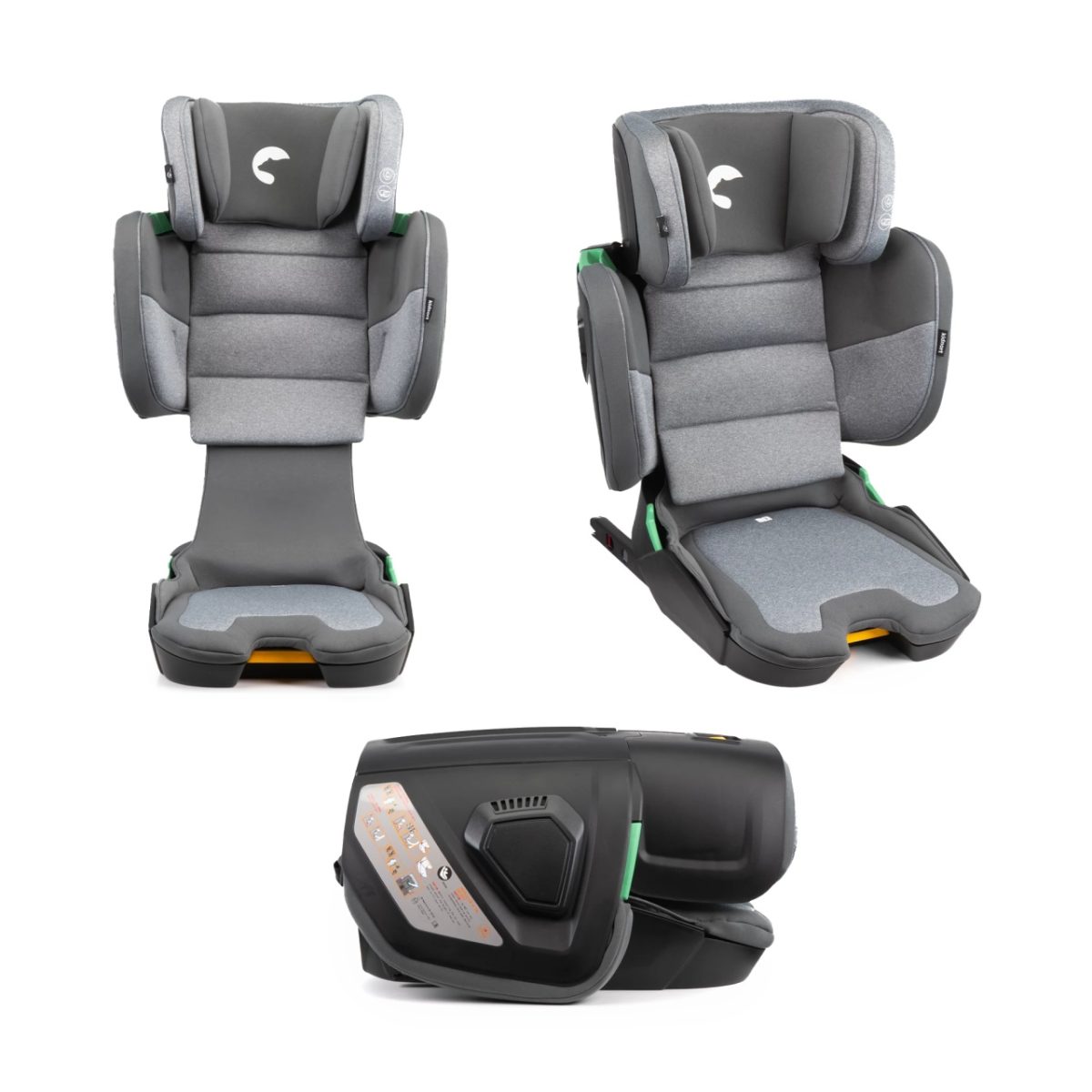 Kidnort Mane auto sedište i-size 100-150cm grey - Слика 1