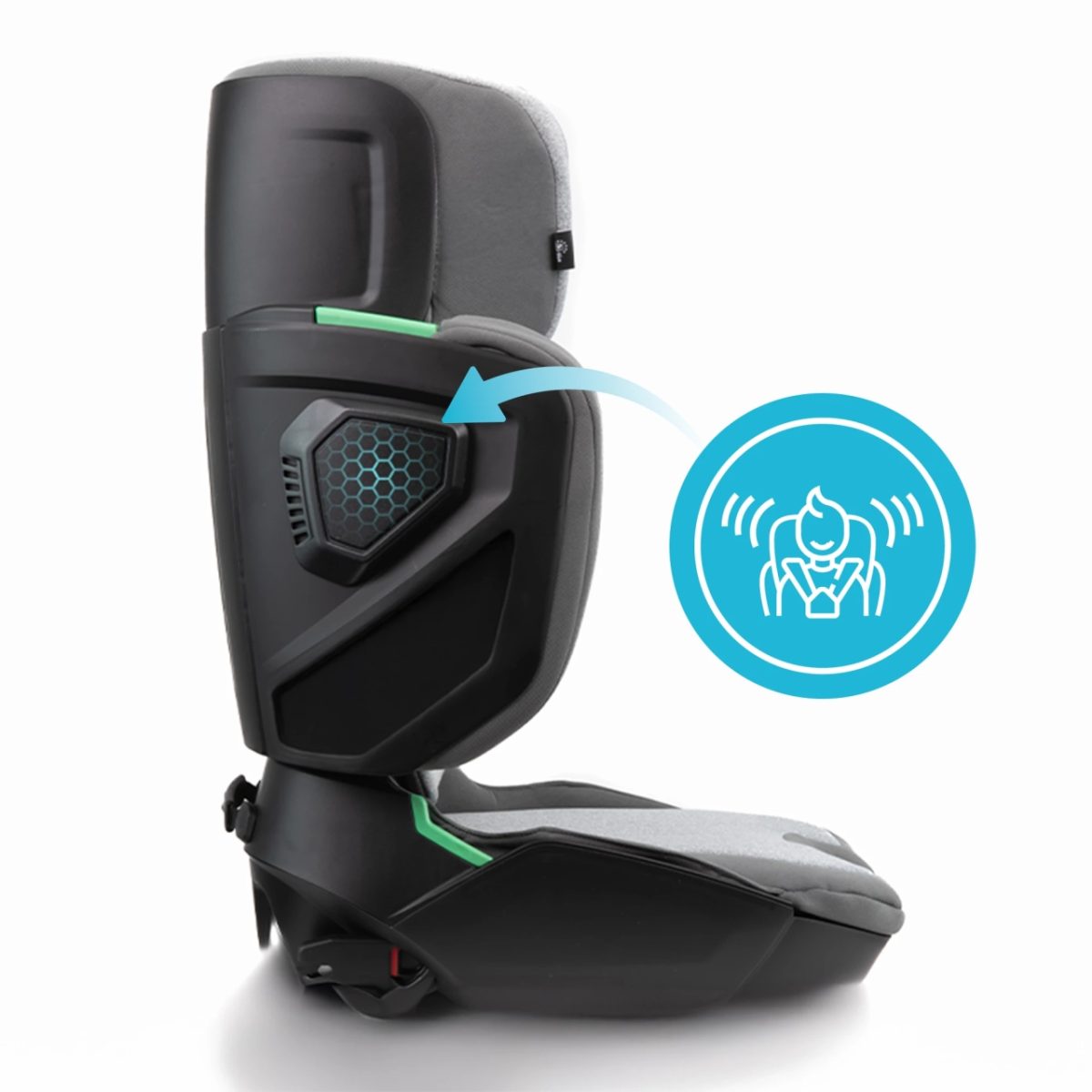 Kidnort Mane auto sedište i-size 100-150cm grey - Слика 2