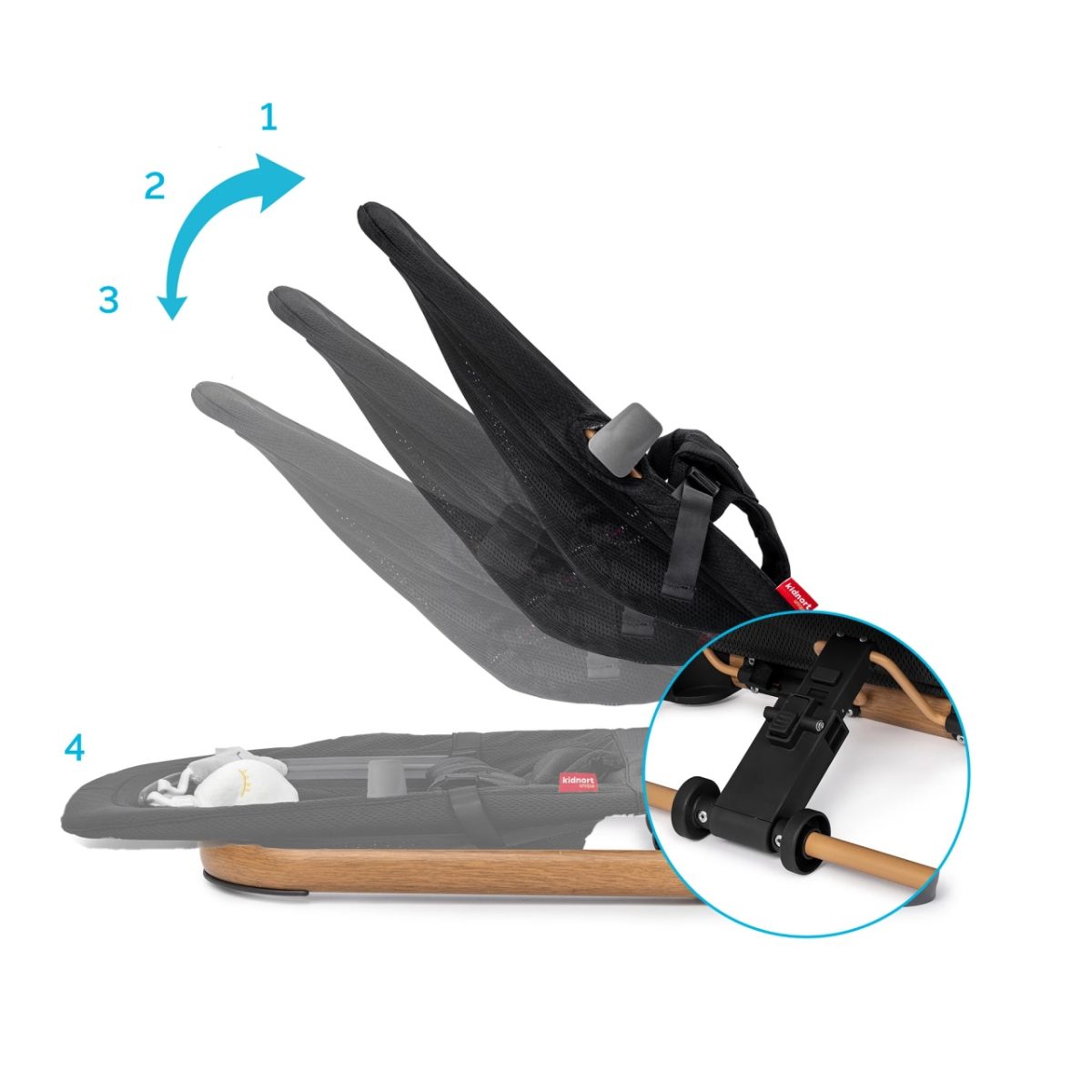 Kidnort Moln njihalica black - Слика 4