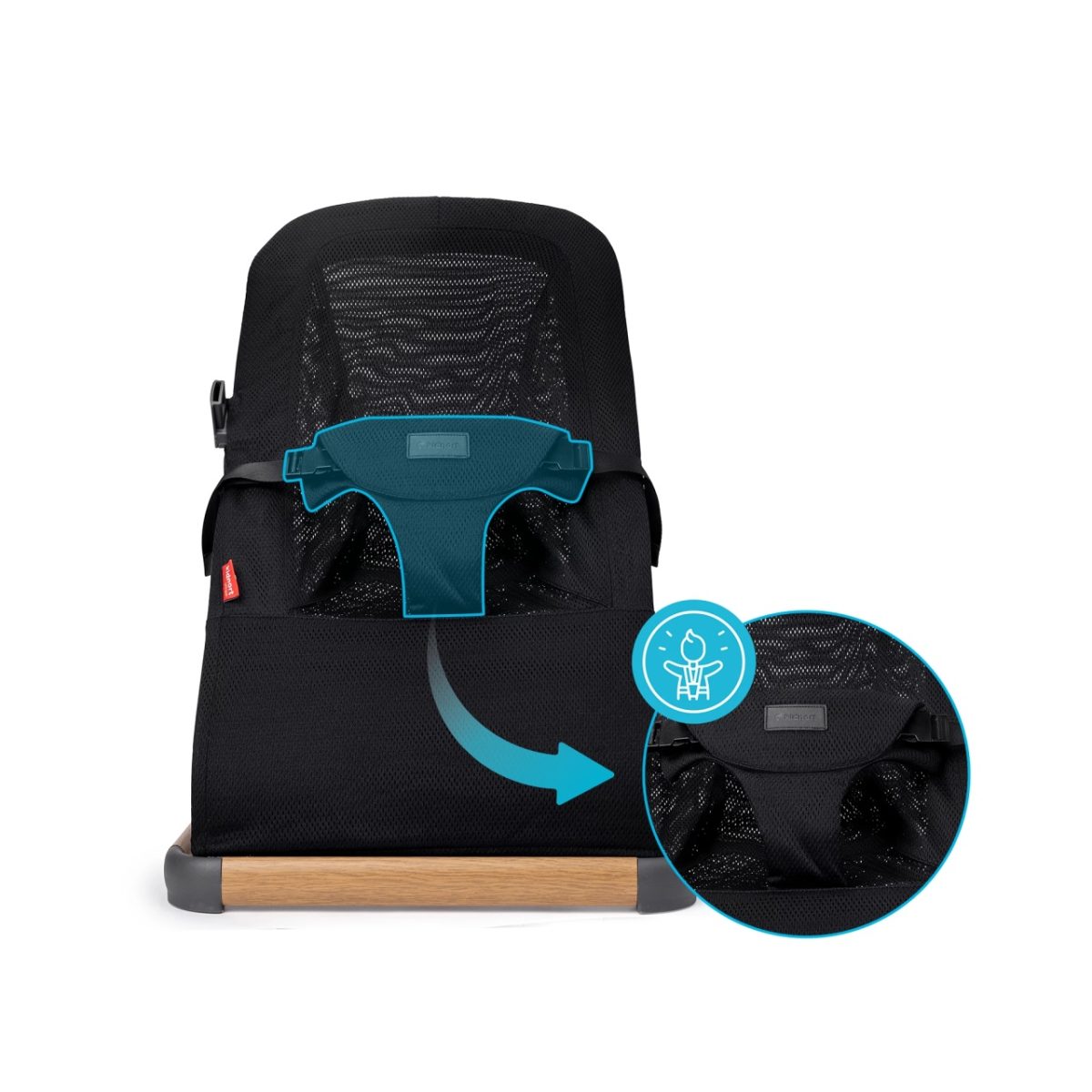 Kidnort Moln njihalica black - Слика 5