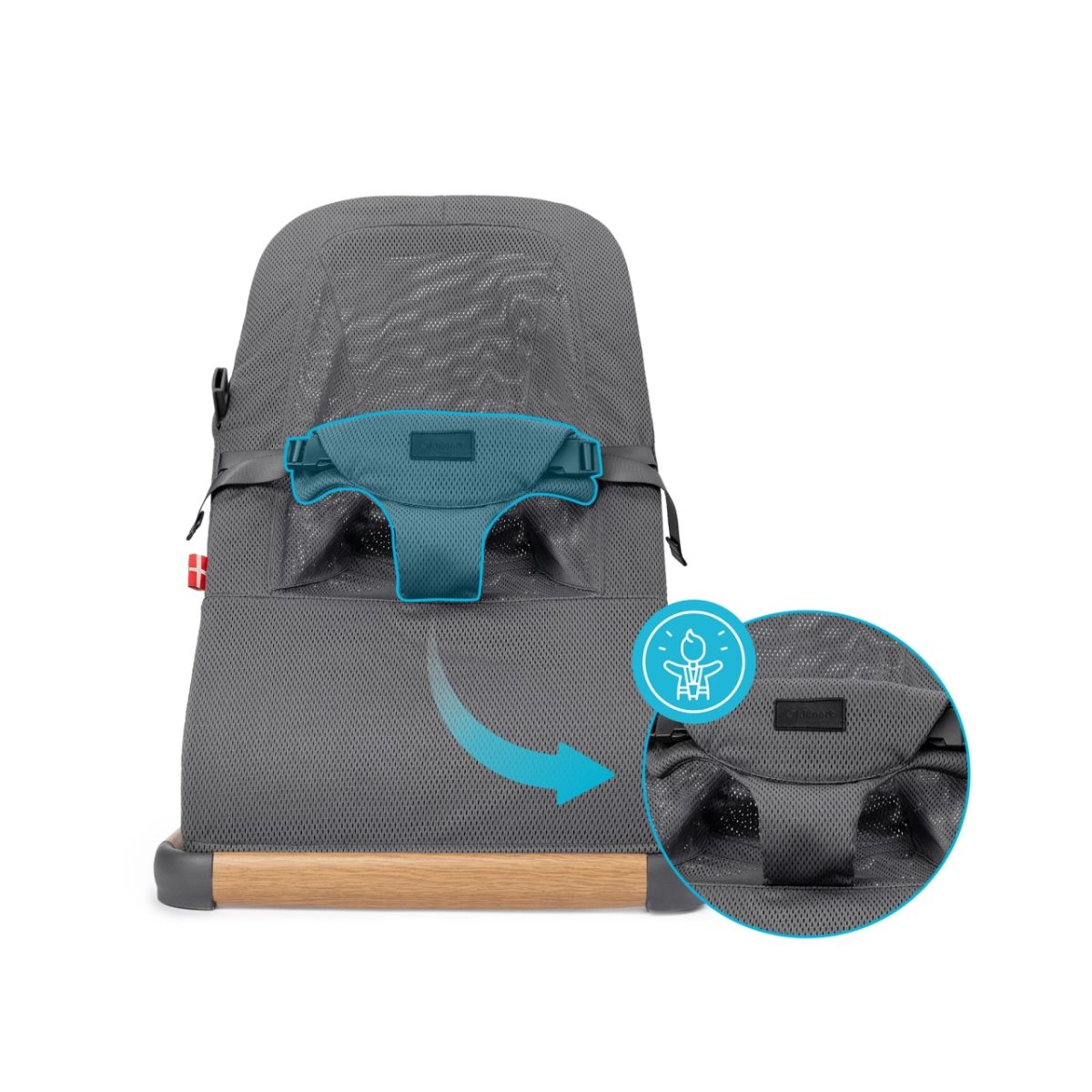 Kidnort Moln njihalica grey - Слика 5