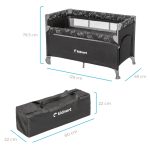 Kidnort Naste prenosivi krevetac light grey mélange - Слика 10