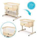 Kidnort Snackskal II kolevka/ prenosivi krevatac beige - Слика 2