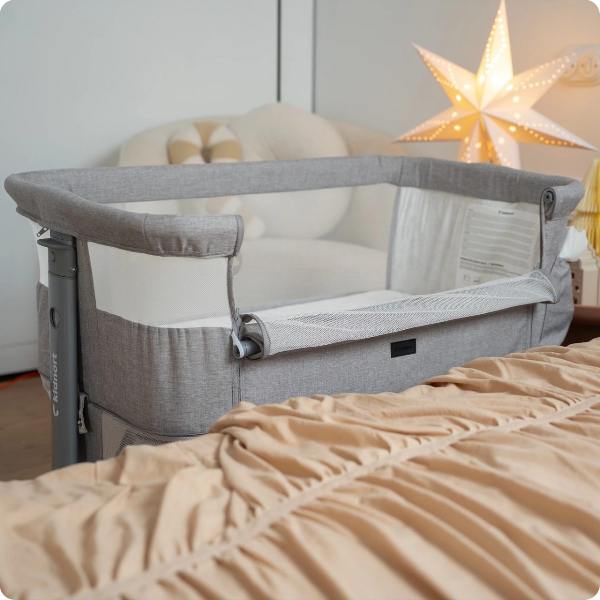 Kidnort Snackskal II kolevka/ prenosivi krevatac beige - Слика 7