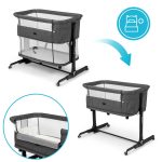 Kidnort Snackskal II kolevka/ prenosivi krevatac black - Слика 2