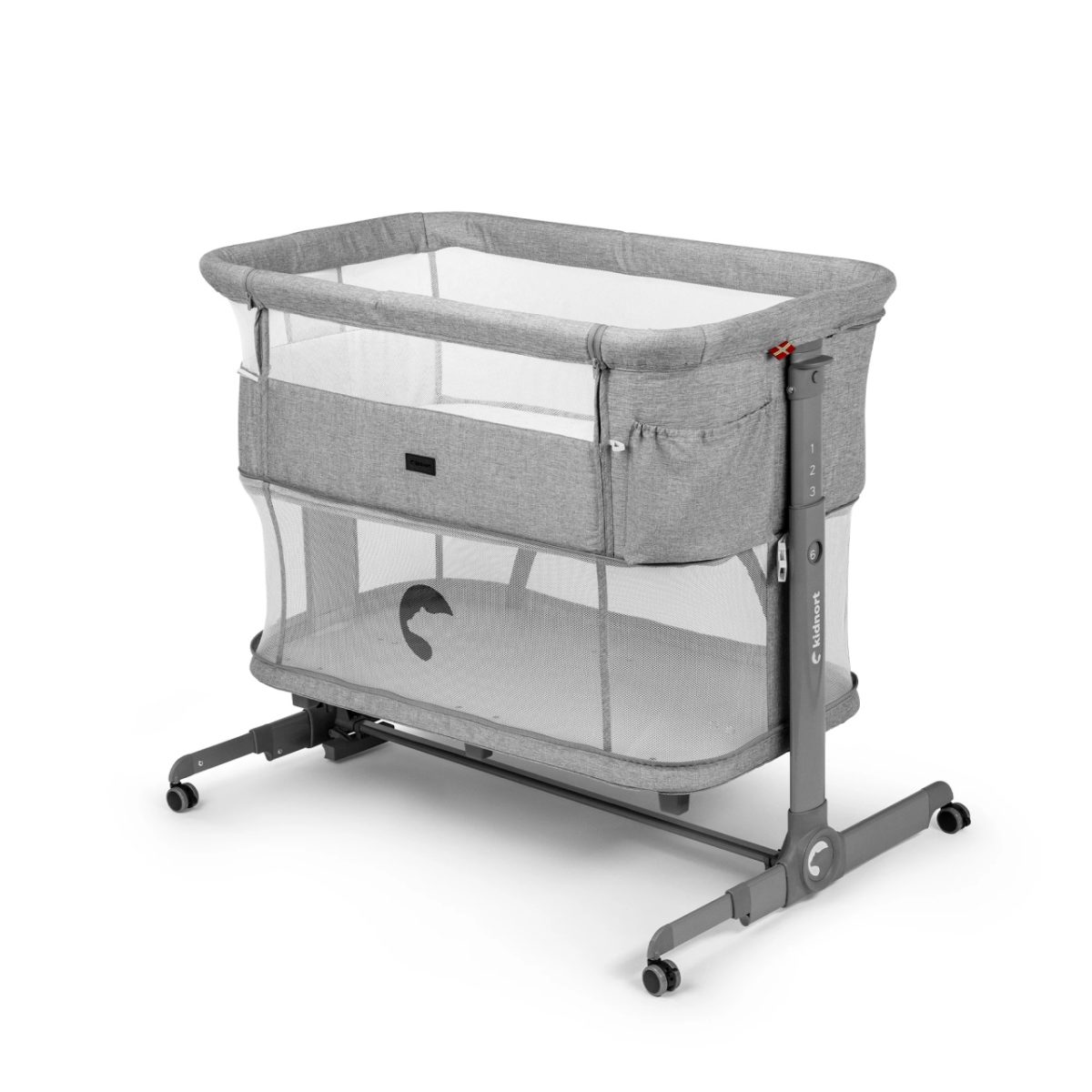 Kidnort Snackskal II kolevka/ prenosivi krevatac grey - Слика 1
