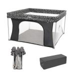 Kidnort Snoen ogradica za bebe black