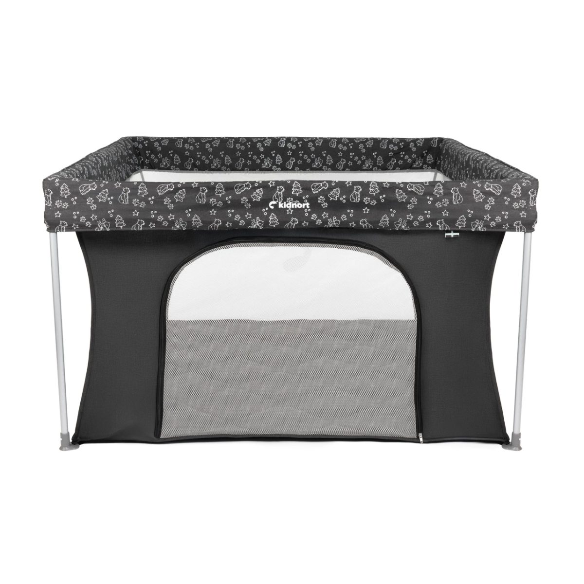 Kidnort Snoen ogradica za bebe black - Слика 5