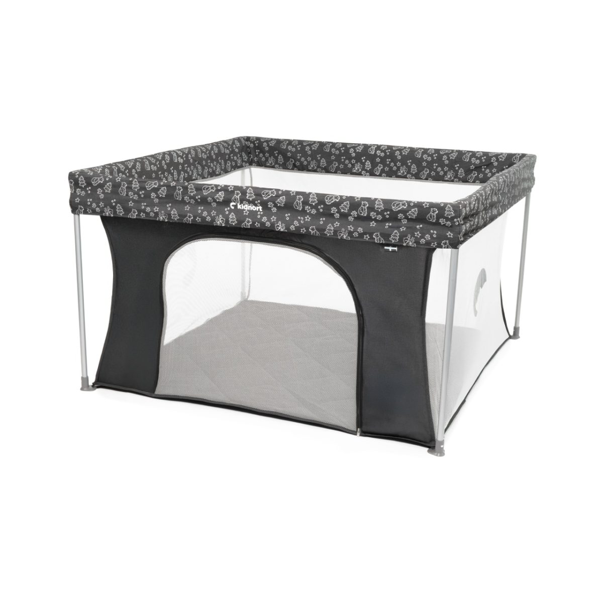 Kidnort Snoen ogradica za bebe grey - Слика 2