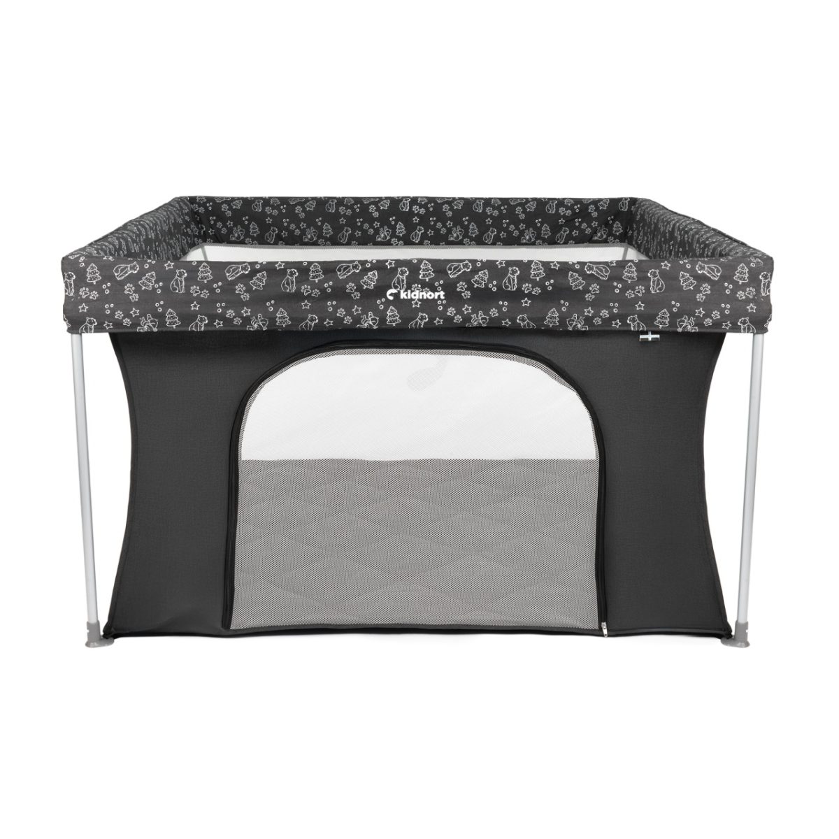 Kidnort Snoen ogradica za bebe grey - Слика 3