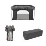 Kidnort Snoen ogradica za bebe grey - Слика 6