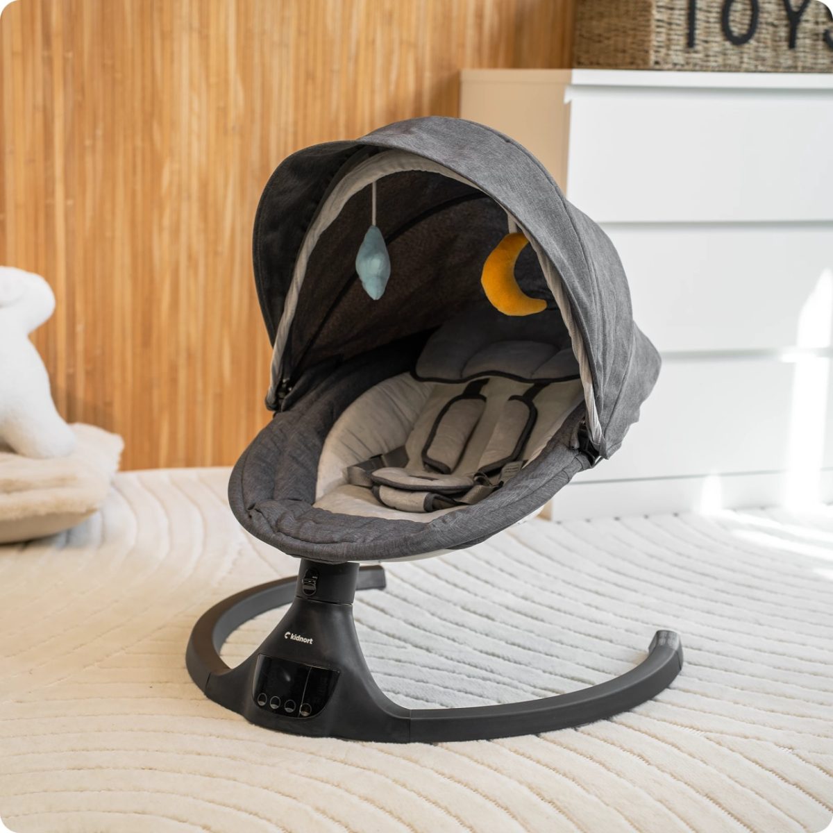 Kidnort Svaie stolica za ljuljanje black - Слика 2