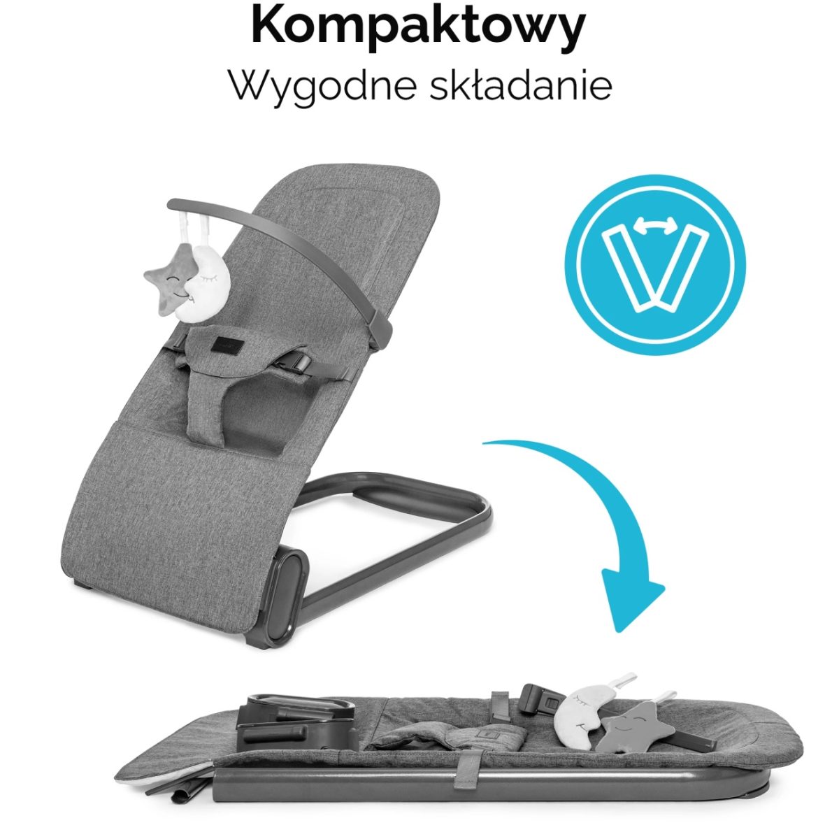 Kidnort Vinbar njihalica grey - Слика 3