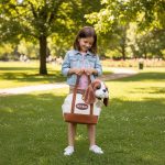 Plišana igračka za decu, štene Beogle, torba + četka za negu - Слика 2