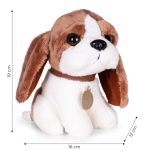 Plišana igračka za decu, štene Beogle, torba + četka za negu - Слика 9