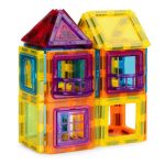 Set magnetnih kocki za decu – kuća i auto, 45 delova - Слика 7
