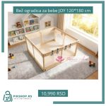 Bež ogradica za bebe JOY 120*180 cm