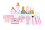 Veliki drveni toaletni sto za decu sa ogledalom i roze dodacima, ECOTOYS - Слика 8