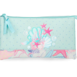 MOVOM I LOVE SEA LIFE prazna pernica sa 3 pregrade - tirkizna