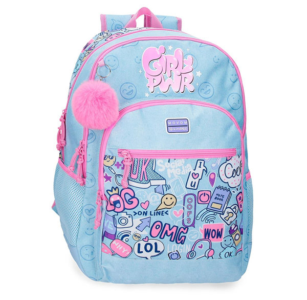 MOVOM GIRL POWER ranac za školu - plava