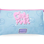 MOVOM GIRL POWER prazna pernica sa 3 pregrade - plava