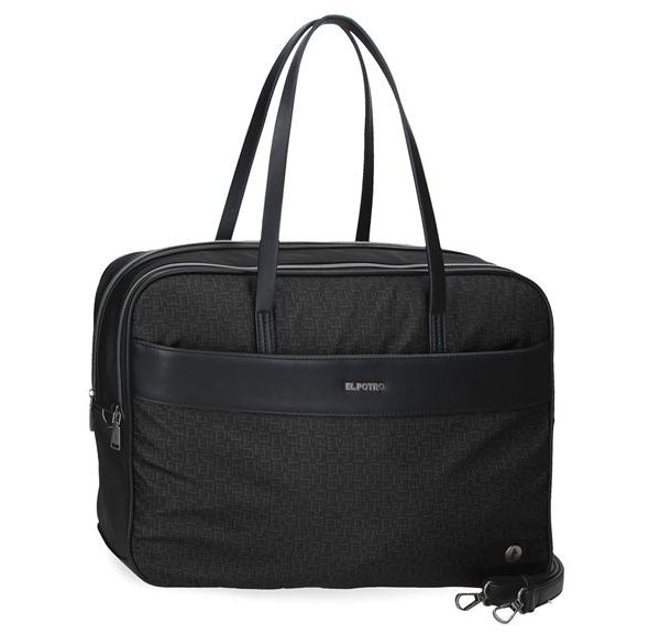 EL POTRO LUNA ženska poslovna torba za laptop - crna