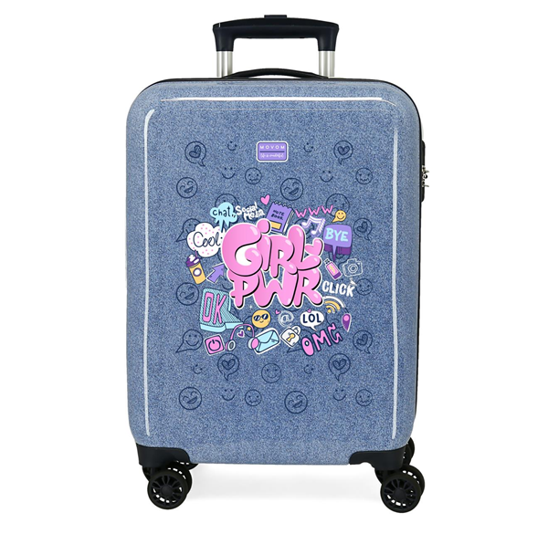 MOVOM GIRL POWER dečiji kofer 55 cm - plava