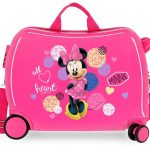 MINNIE LOVE dečiji kofer na točkićima - pink