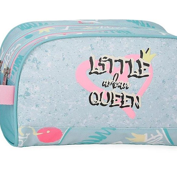 ENSO LITTLE URBAN QUEEN dečiji neseser sa 2 pregrade - tirkizna