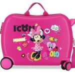 MINNIE LOVE dečiji kofer na točkićima - pink