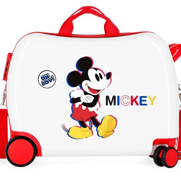 MICKEY 100 dečiji kofer na točkićima - bela