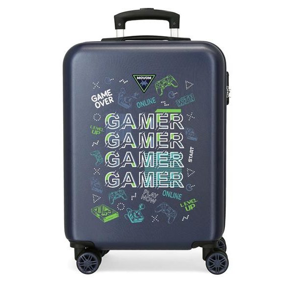 MOVOM GAMER dečiji kofer 55 cm - teget